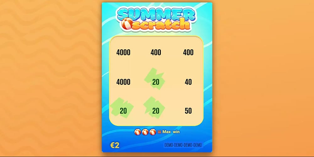 Summer Scratch game