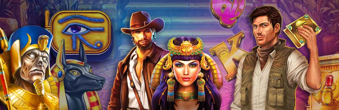 Egyptian slots - hero banner