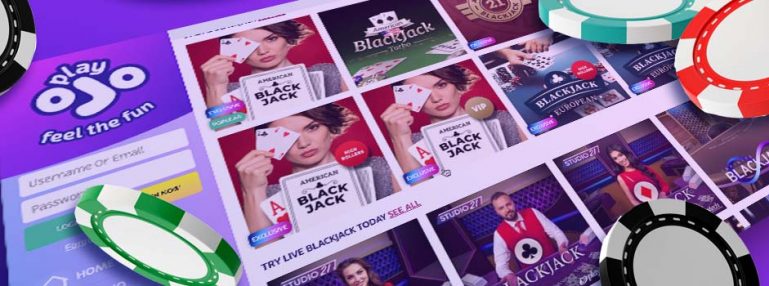 Exclusive 21 Blackjack Tables at PlayOJO