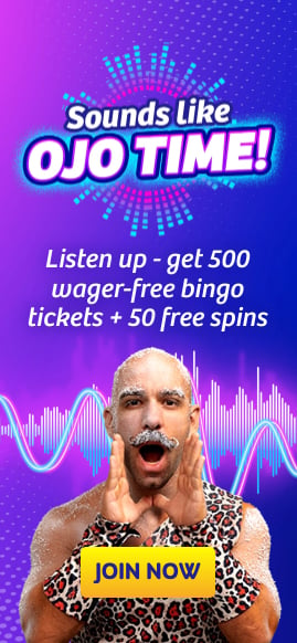 Get 50 Free Bingo Tickets & 10 Free Spins